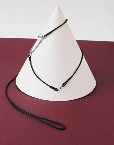 rolled leather combination set with swivel