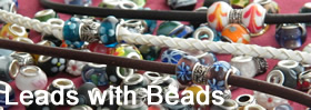 leads with beads from essenjay leather supplies
